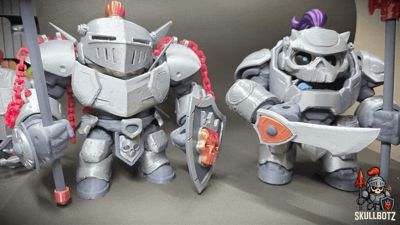 Skullbotz Knightforge Modular Warframe Macha suit 