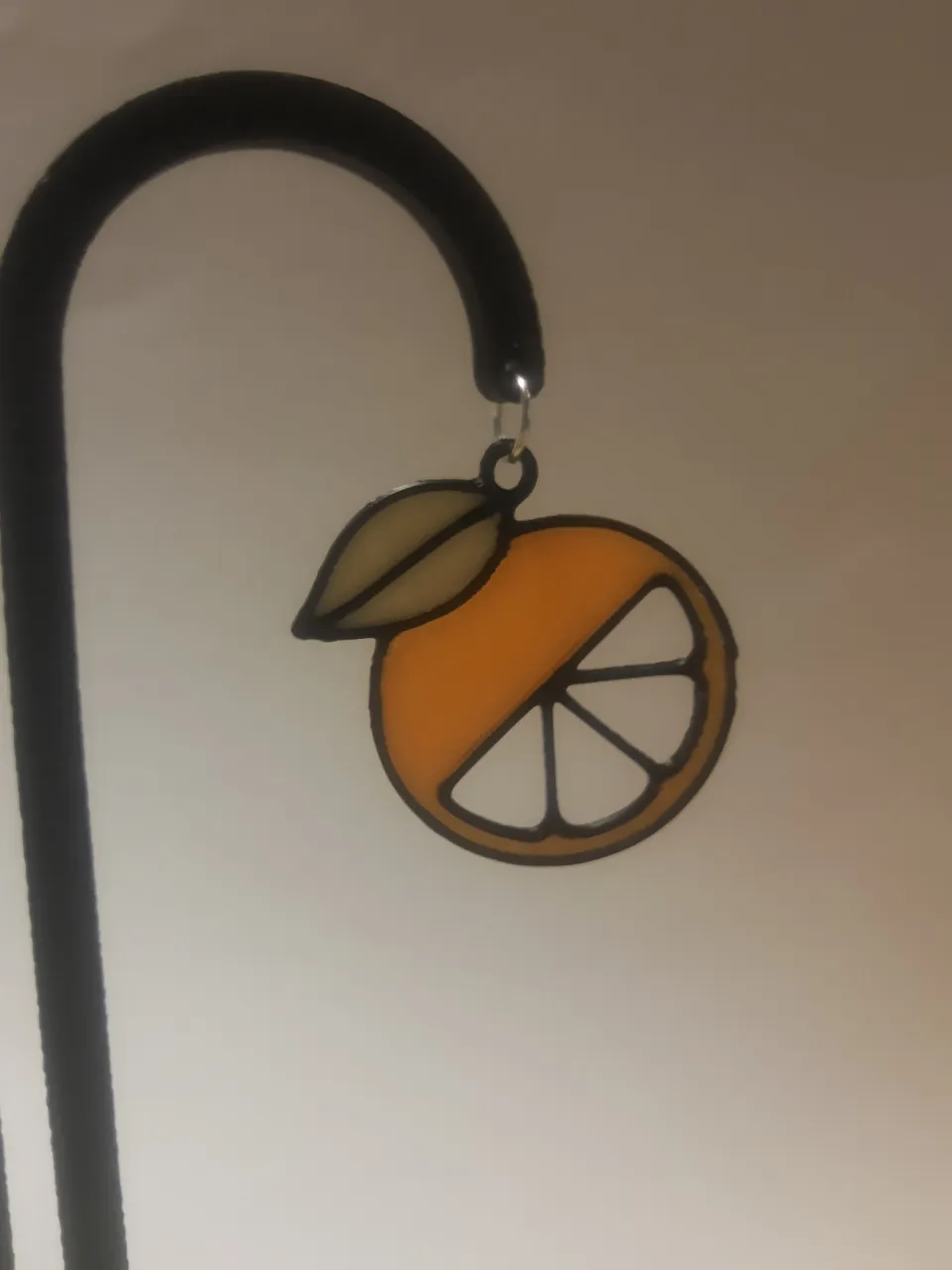 earrings fruit orange , pear view 3