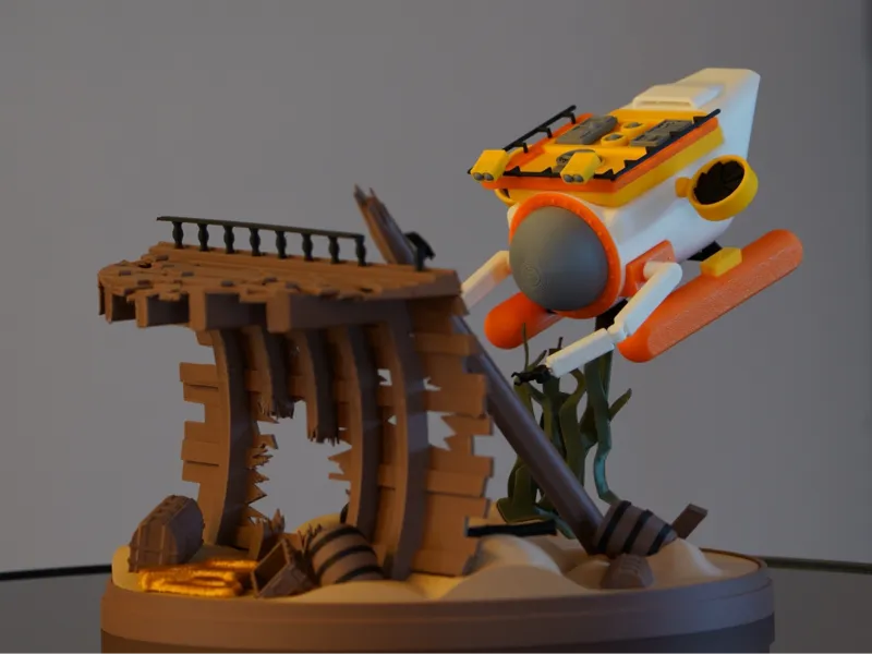 lost treasure -diorama