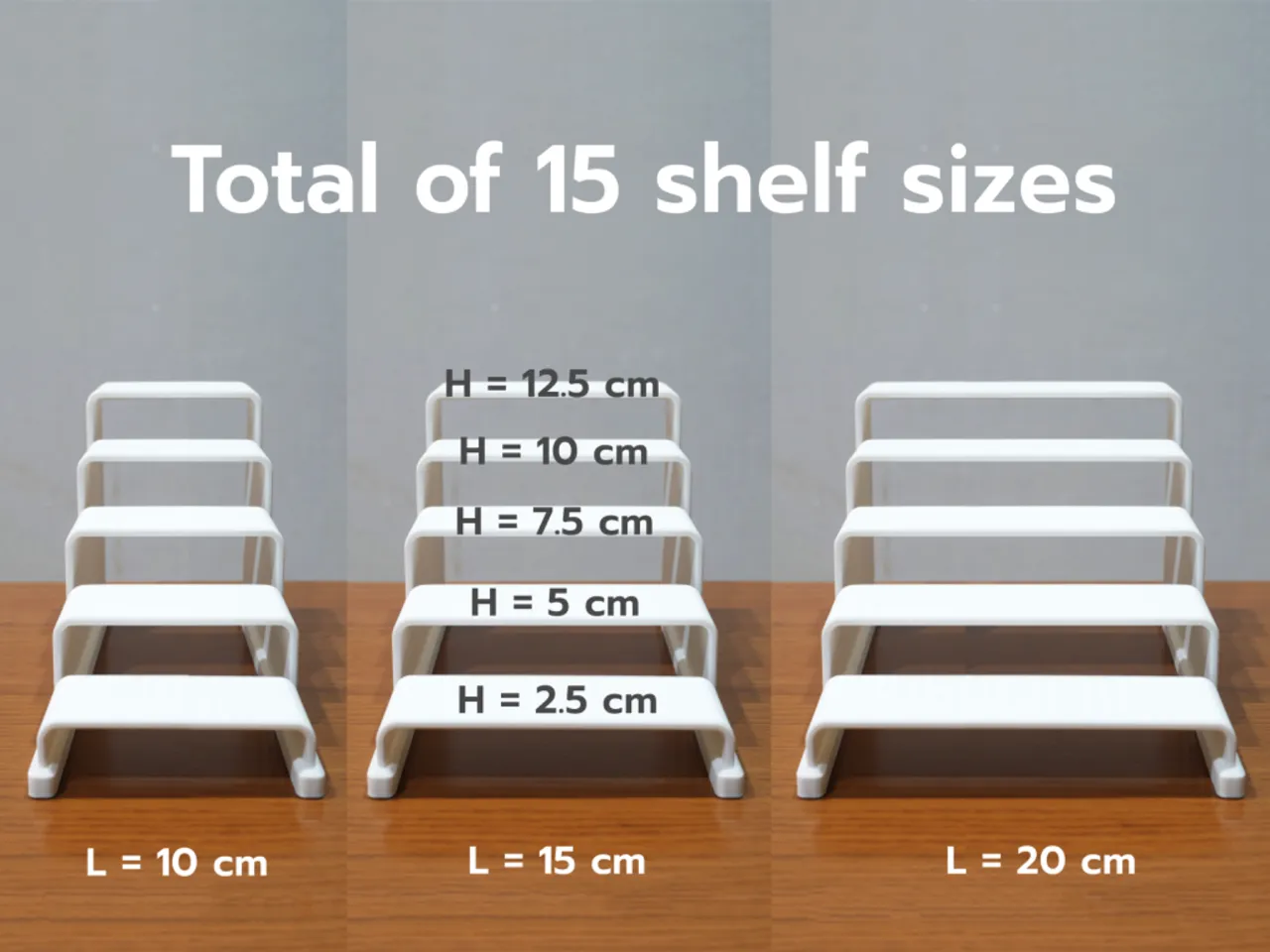 Pure - Customizable Modular Display Shelf view 2