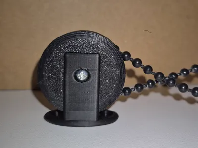 Wall mount for bead chain to blinds.
