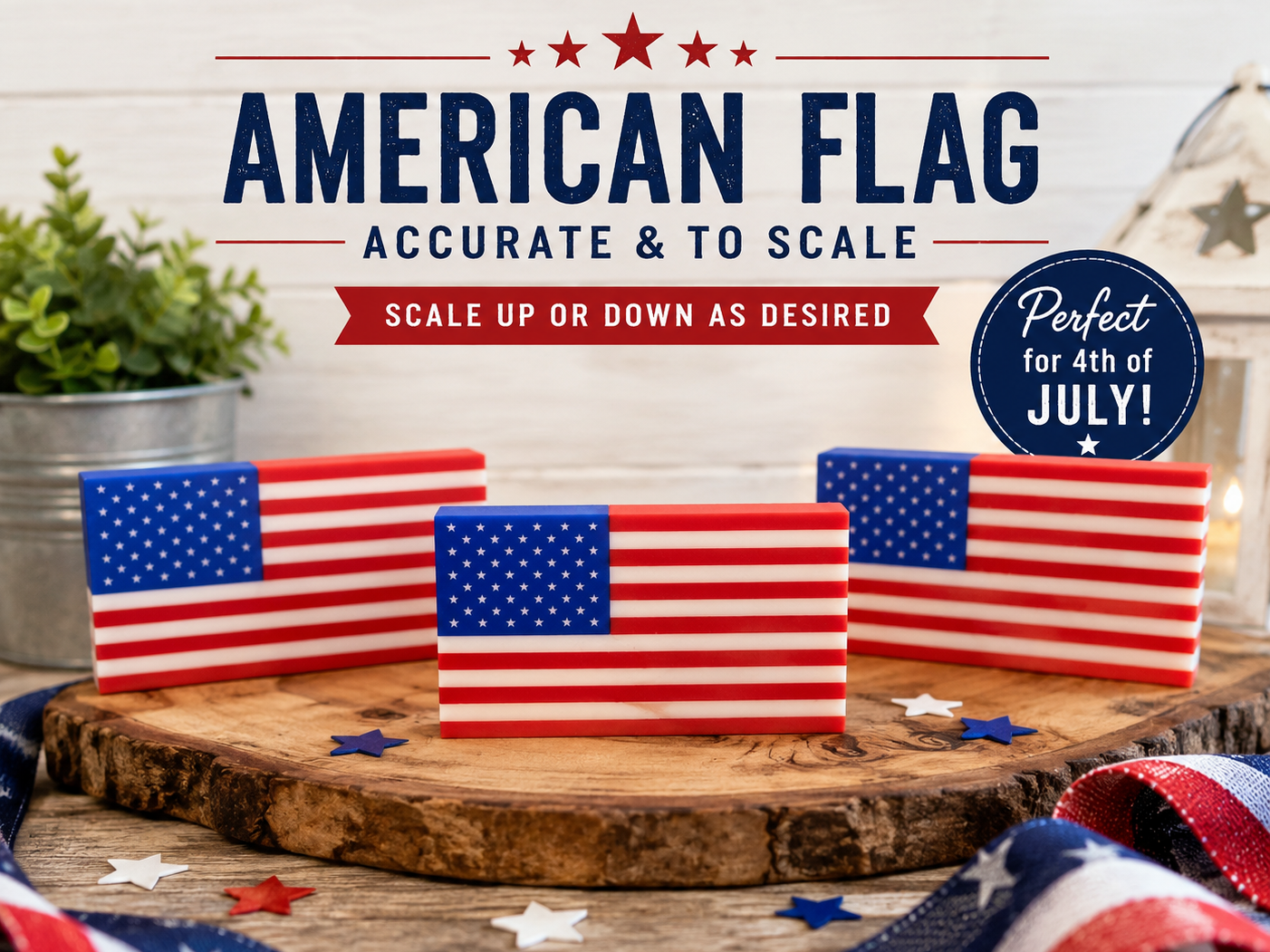 American Flag Decor – 4th of July