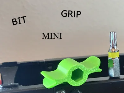 BIT GRIP MINI - Universal 3D-Printed Bit Holder
