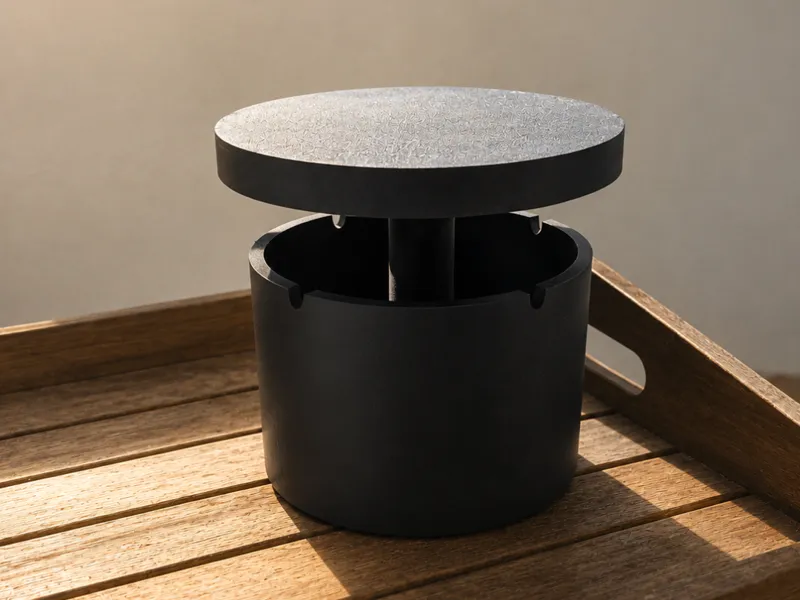 großer Outdoor Aschenbecher