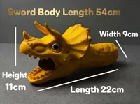 【三角龙】22cm × 9cm × 11cm -- 2026/05/23