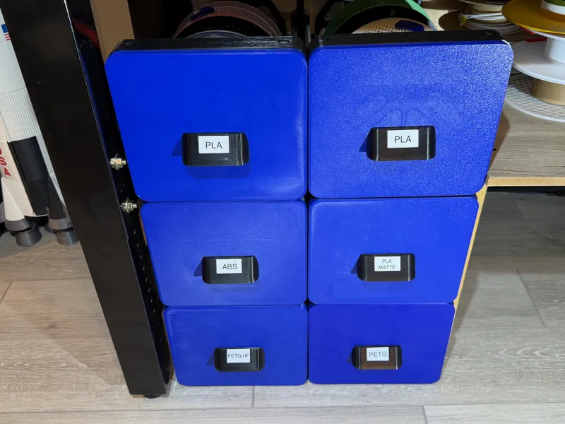 Narrow Modular Filament Drawer System