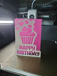 Carte d'anniversaire cupcake, 3 versions — photo 7
