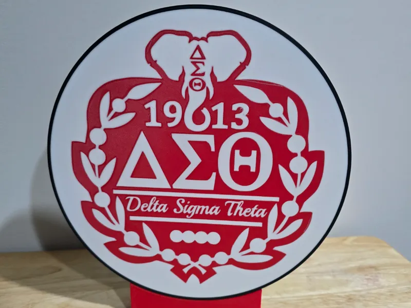Lightbox - Delta Sigma Theta (White Circle)