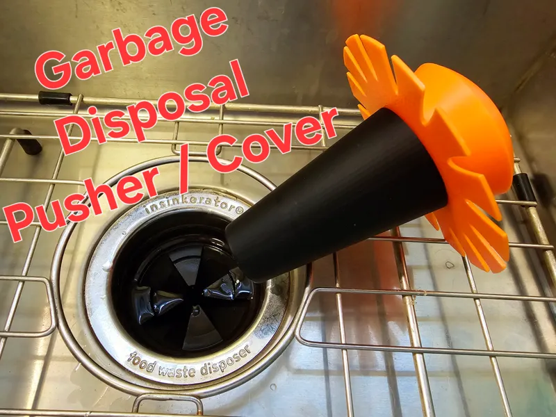 Garbage Disposal Pusher / Drain Cover