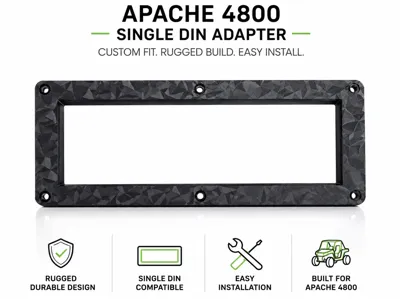 Apache 4800 Single Din Radio Plate
