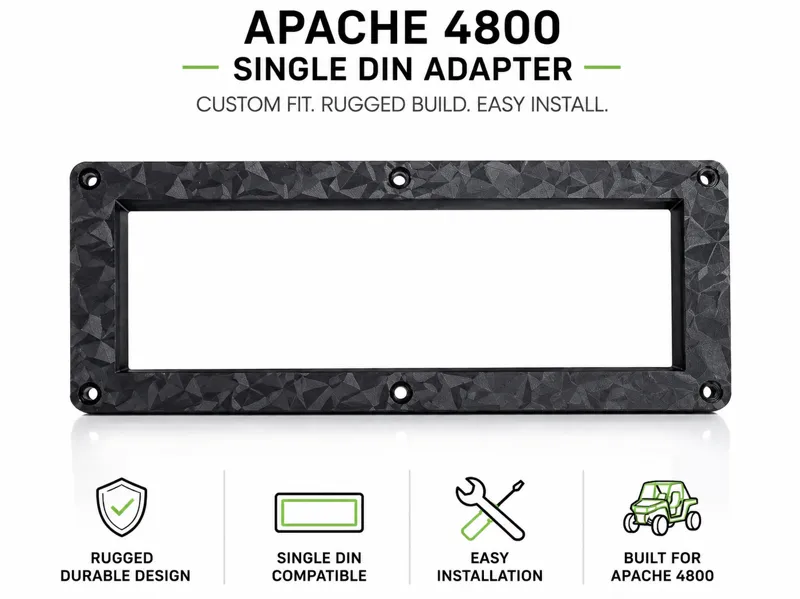 Apache 4800 Single Din Radio Plate