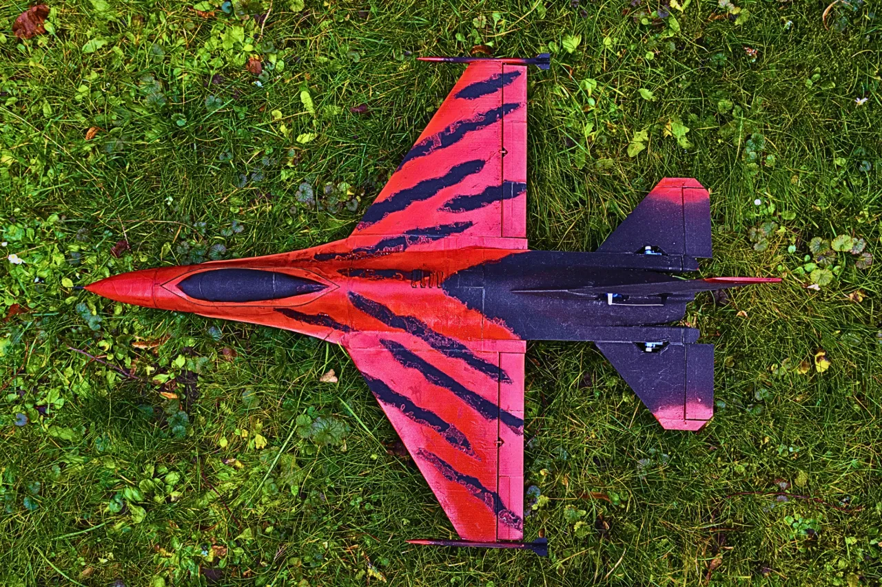 F-16 RC JET (50mm EDF) view 2