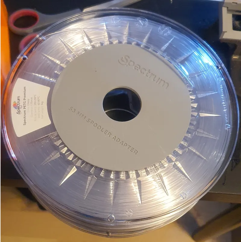 SPECTRUM Filament spooler adapter ~53mm diameter