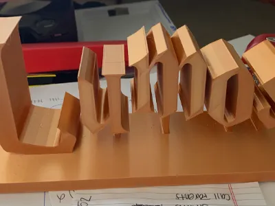 Lumos Text Desk Stand