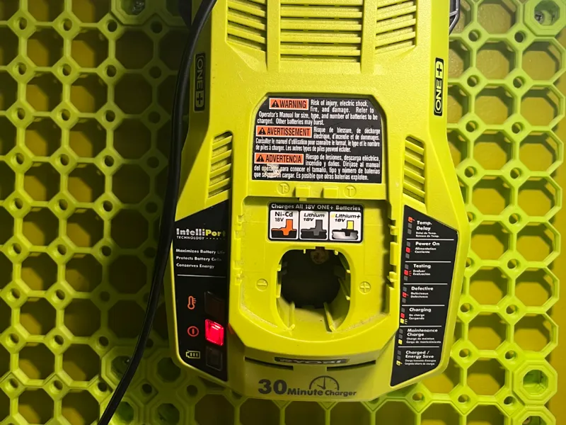 Multiboard Ryobi Battery Charger Mount