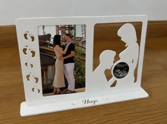 Marco de embarazo personalizado – Foto + ecografía