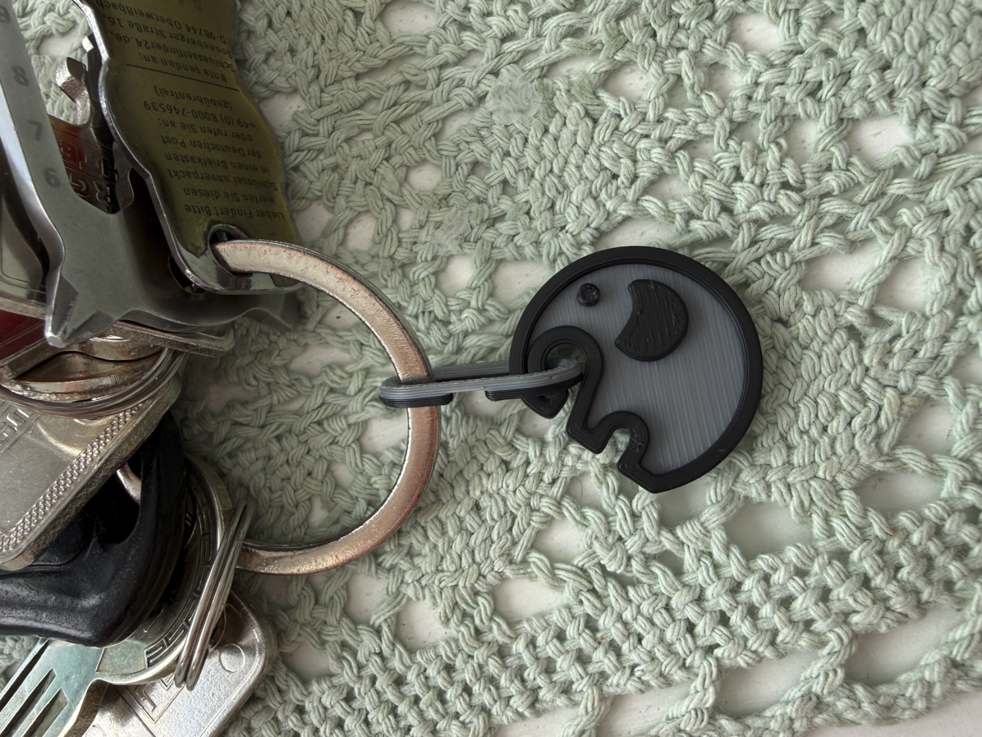 Cute Elephant Keychain & Shopping Cart Coin