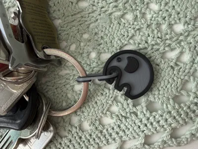 Cute Elephant Keychain & Shopping Cart Coin