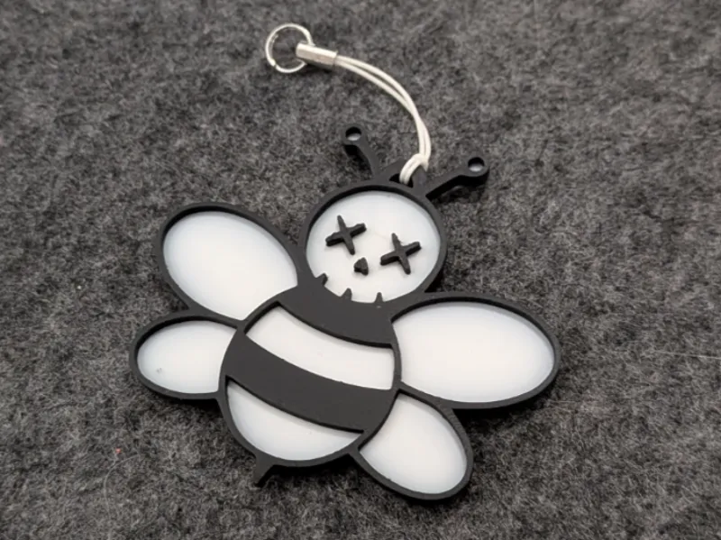 Kaws Dior Bee Keychain