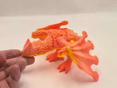 Monster Hunter Lizard Dragon, Print in Place