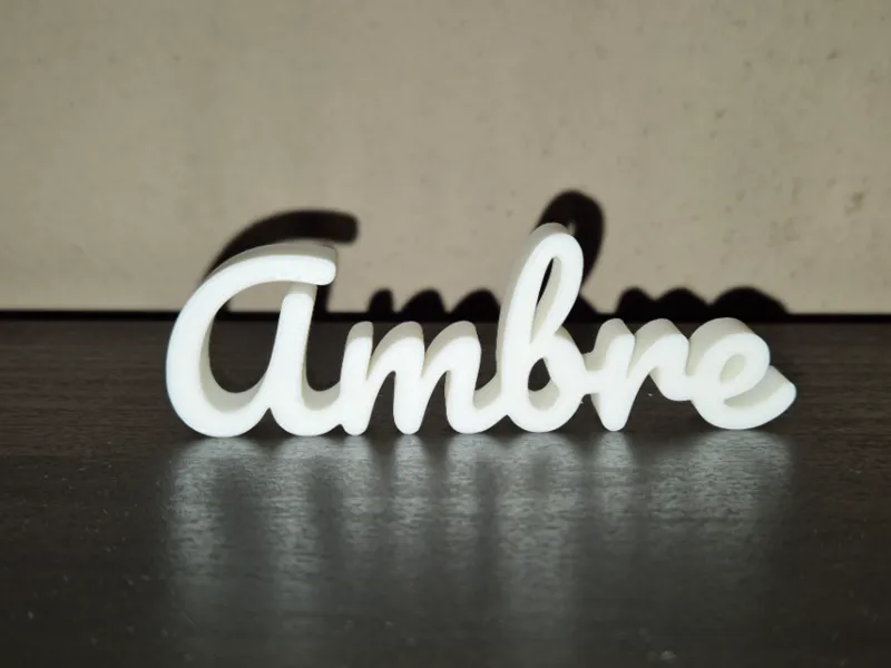 Ambre Name Sign Display Decor