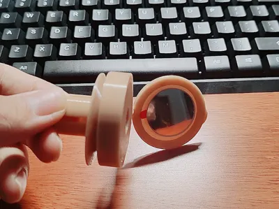 Bicycle handlebar end mirror