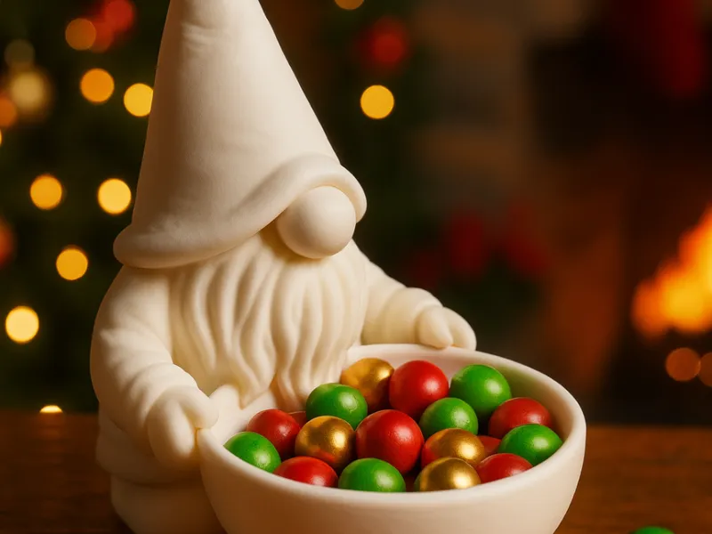Chrismas gnome bowl
