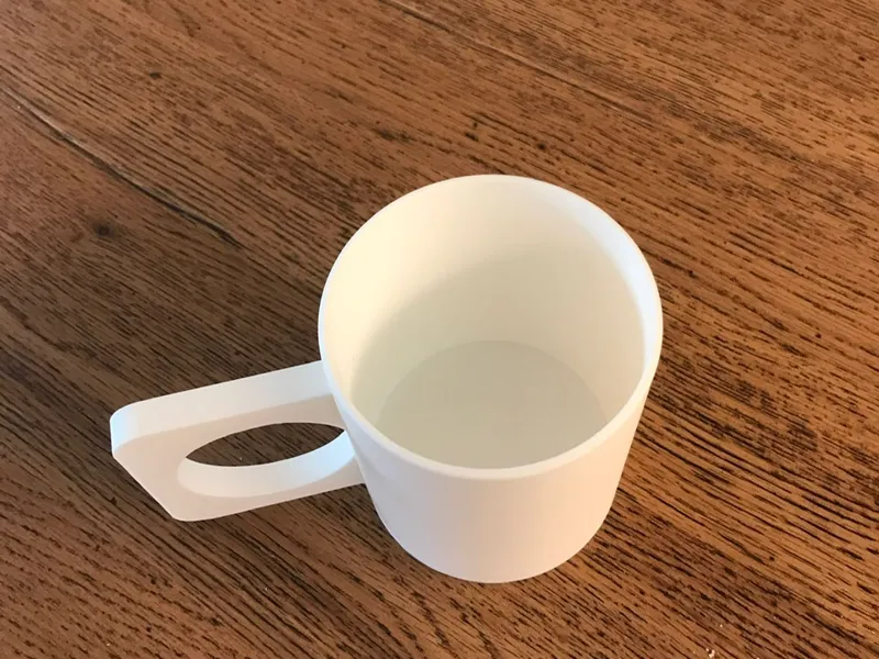 Bicchiere con manico o tazza 