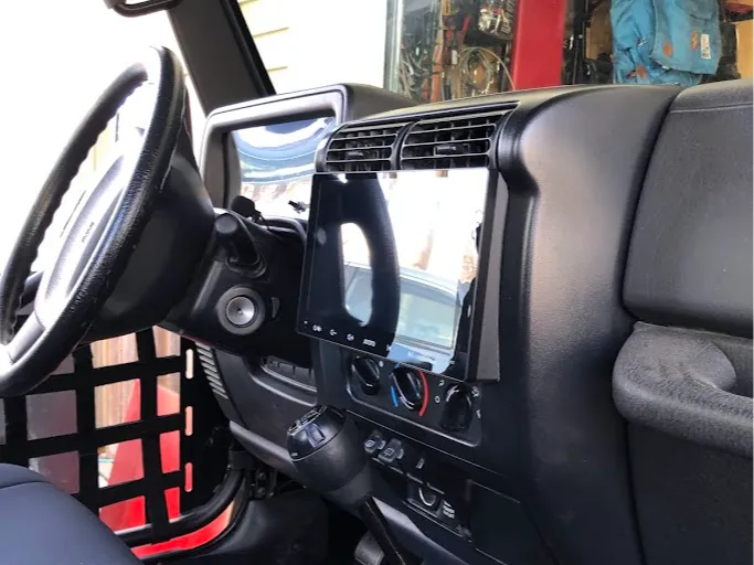 Jeep TJ Atoto 9" CarPlay Stereo Bezel