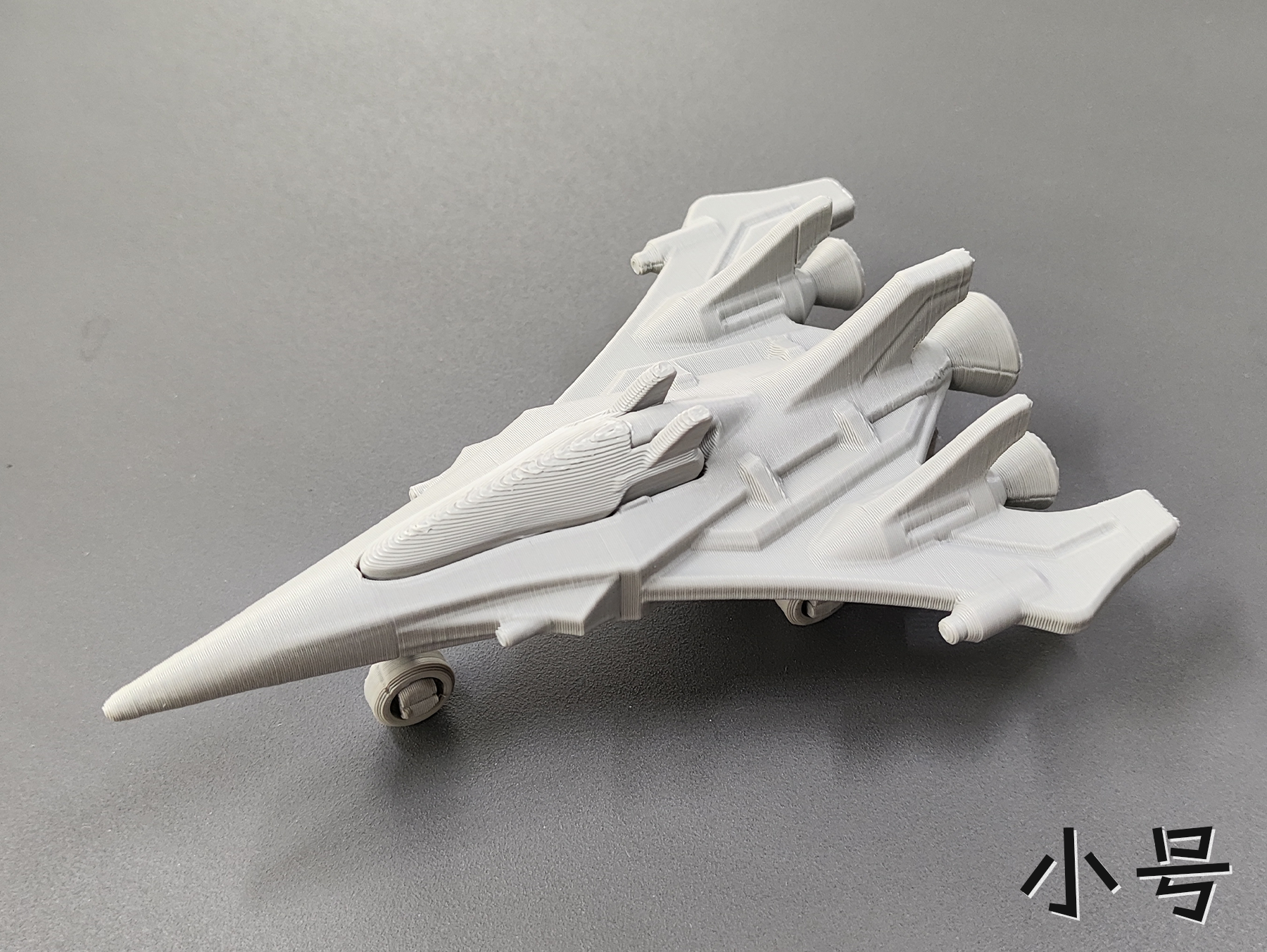 Miniatura 1 do modelo 3D 极速战机V2（可动，无需五金件）