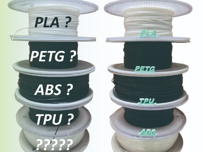 Filament name plate