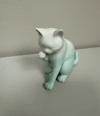 Figurine chat noir design moderne — photo 3