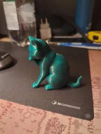 Figurine chat noir design moderne — photo 5