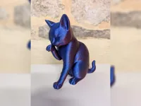 Figurine chat noir design moderne — photo 9