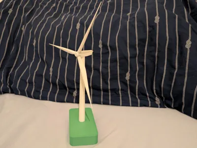 Wind Turbine Mini Model Senvion, CarryVersion Box 