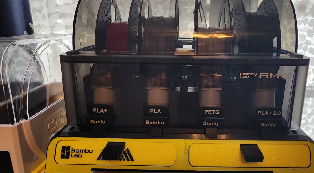AMS Filament Label Holder & Labels - Free 3D Print Model - MakerWorld