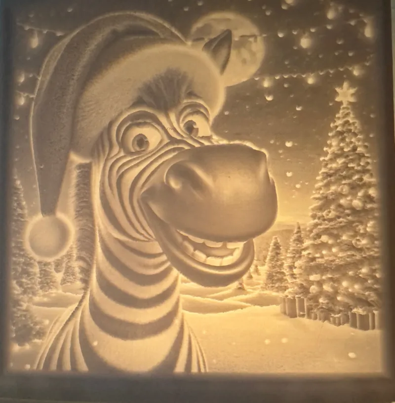 Christmas Zebra