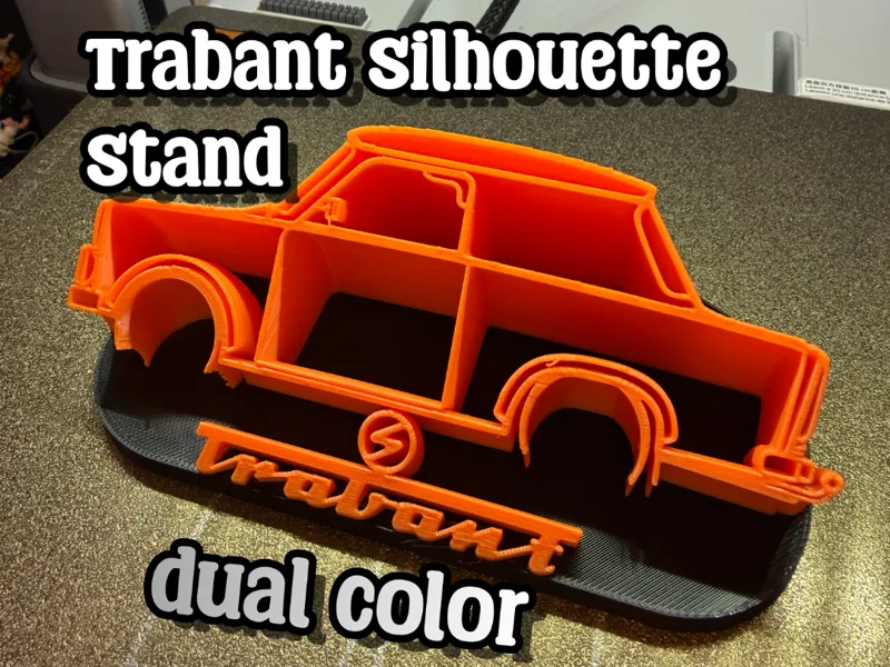 Trabant P601 Silhouette Logo Stand