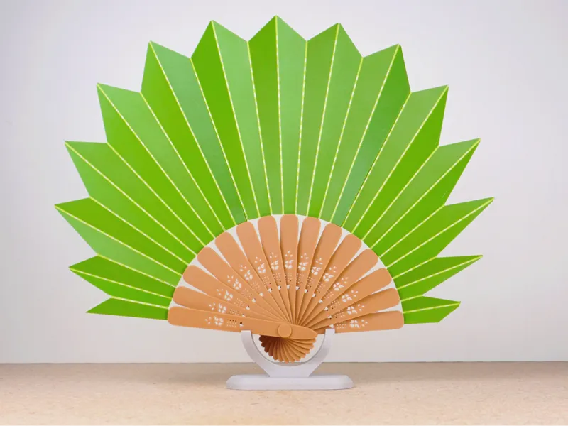 Folding Palm Hand Fan (Large)