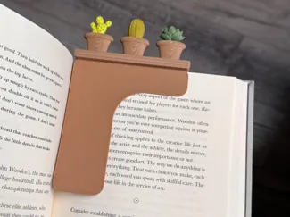 Succulent Planter Book Mark