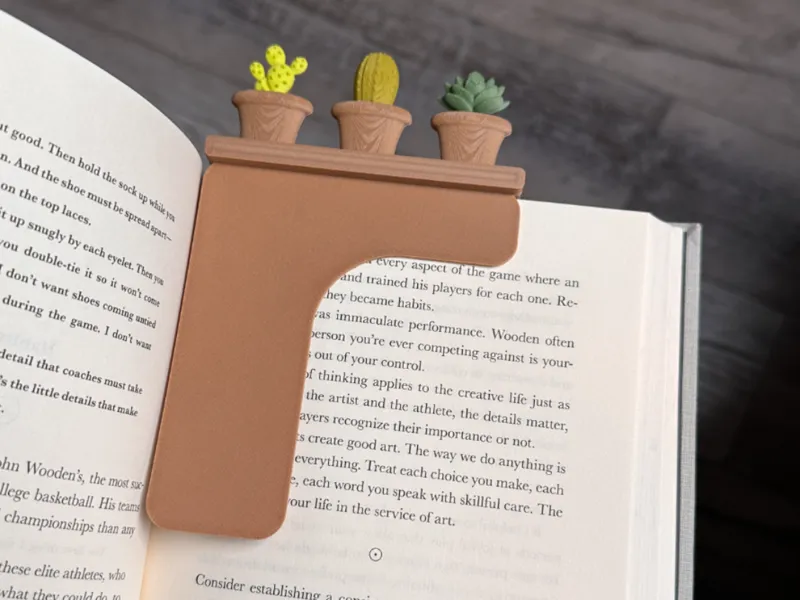 Succulent Planter Book Mark