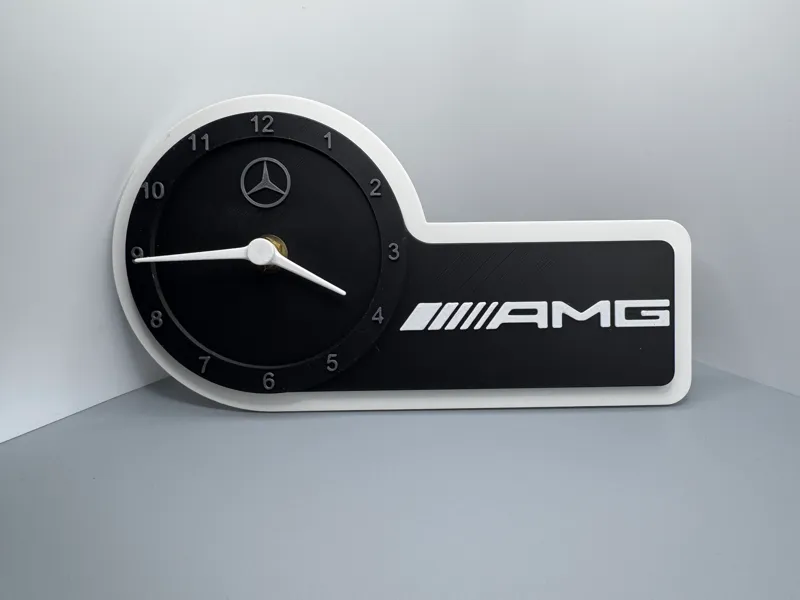 Mercedes Benz AMG Tischuhr / Clock Kit 011