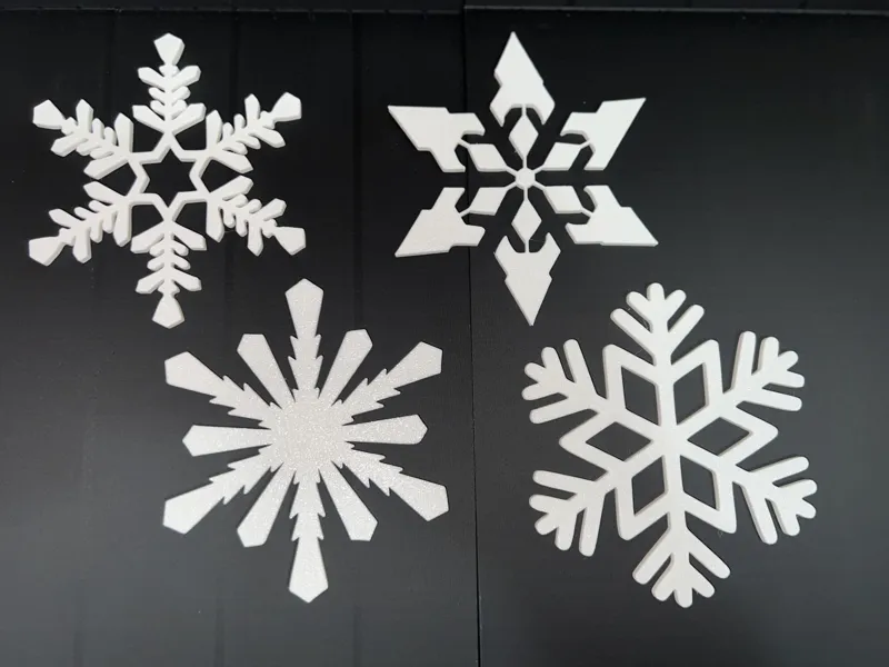 Pack 4 Snowflakes