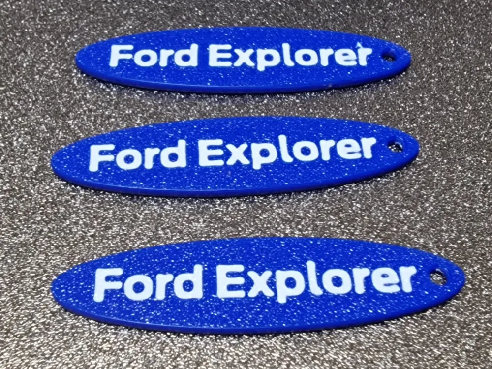 Ford Explorer Keychain - Free 3D Print Model - MakerWorld
