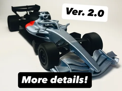 Letrero o emblema decorativo: F1 2026 Audi R26 1:18 ver 2.0 EASIER TO PRINT ! — referencia de MakerWorld