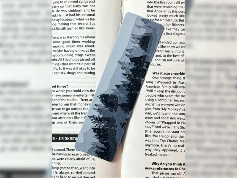 Misty forest Bookmark
