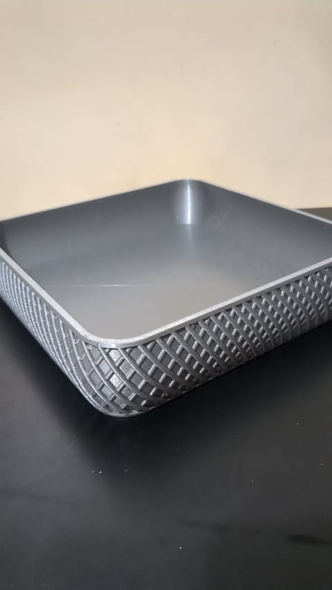 Miniatura 6 do modelo 3D Kyro | Modern Square Bowl