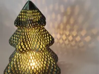 Sapin de Noël avec bougie — photo 1