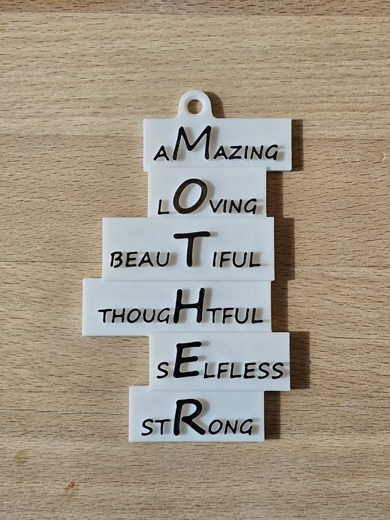Cute little Mothersday Sign/Gift, two colour print