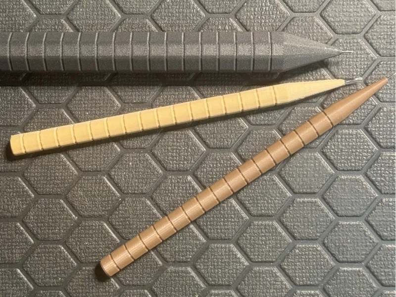 Scale model CA/Scriber/drill-holder/applicator pen